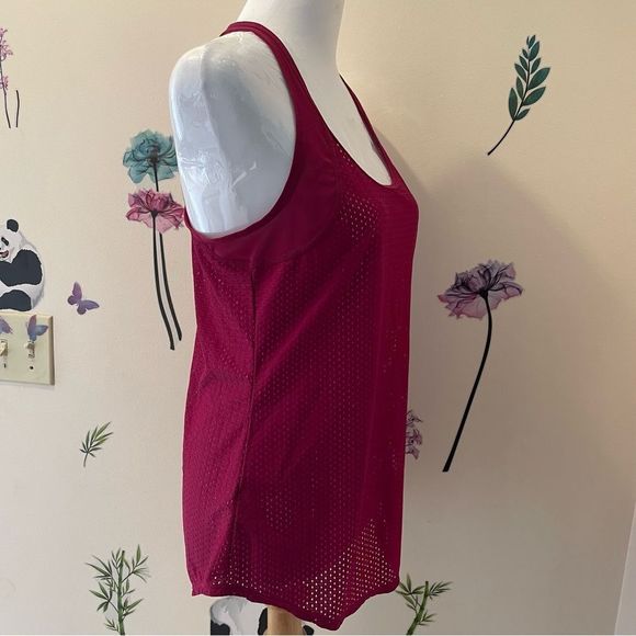 Lorna Jane Womens Tank Top Red Sleeveless size S - Picture 3 of 6